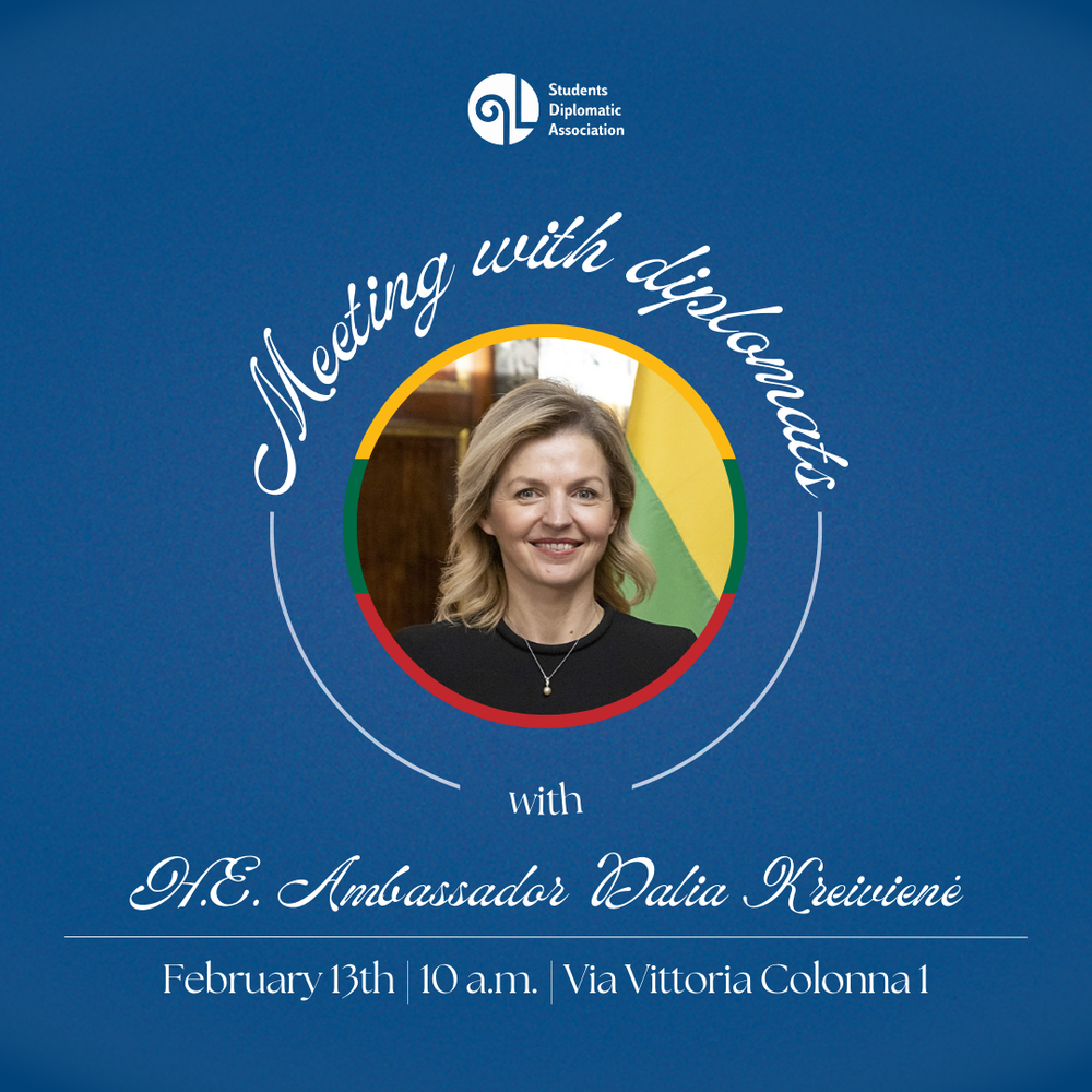 Meeting with H.E. Dalia Kreivienė, Ambassador of Lithuania to Italy