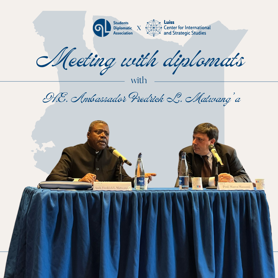Meeting with H.E. Fredrick L. Mawtang’a, Ambassador of Kenya to Italy